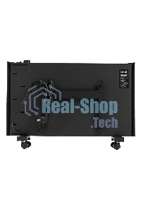 Конвектор Denzel XCE-1500B черный, 1500 Вт, 20 м2, термостат