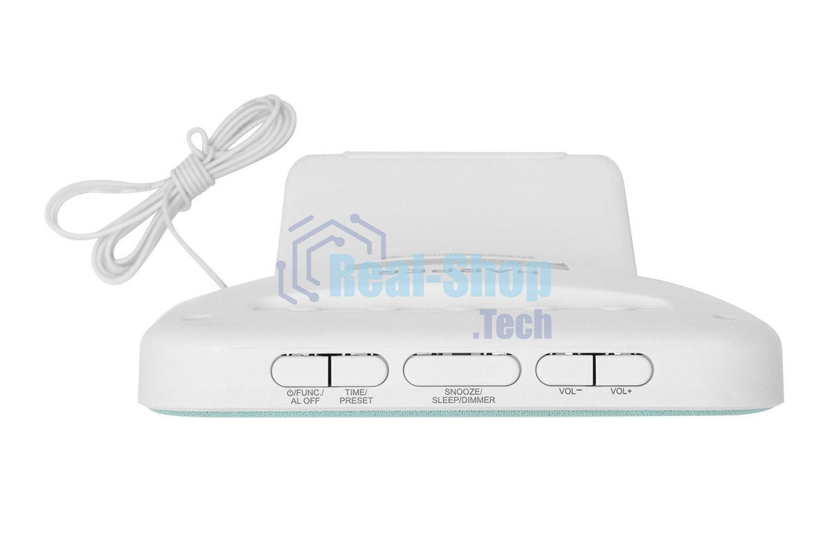 Радиобудильник Harper HCLK-2060 зеленый LED подсв:белая часы:цифровые AM/FM