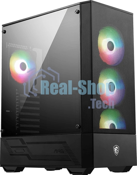 Компьютерный корпус MSI MAG FORGE 112R 2xUSB 3.0, 4x120мм ARGb Fan, ARGb Control Board, Tempered Glass Window, Brown Box (949679)