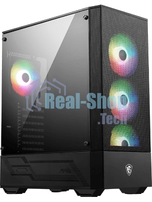 Компьютерный корпус MSI MAG FORGE 112R 2xUSB 3.0, 4x120мм ARGb Fan, ARGb Control Board, Tempered Glass Window, Brown Box (949679)