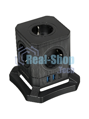 Сетевой фильтр HARPER UCH-730 Black PD3.0