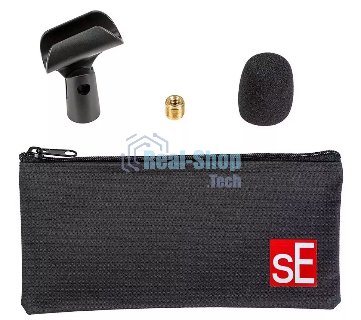 Микрофон динамический sE Electronics V3 50 Гц - 16 кГц, кардиоида, комплектация: микрофонный зажим, адаптер с резьбой, чёрная ветрозащита, транспортировочный чехол на молнии