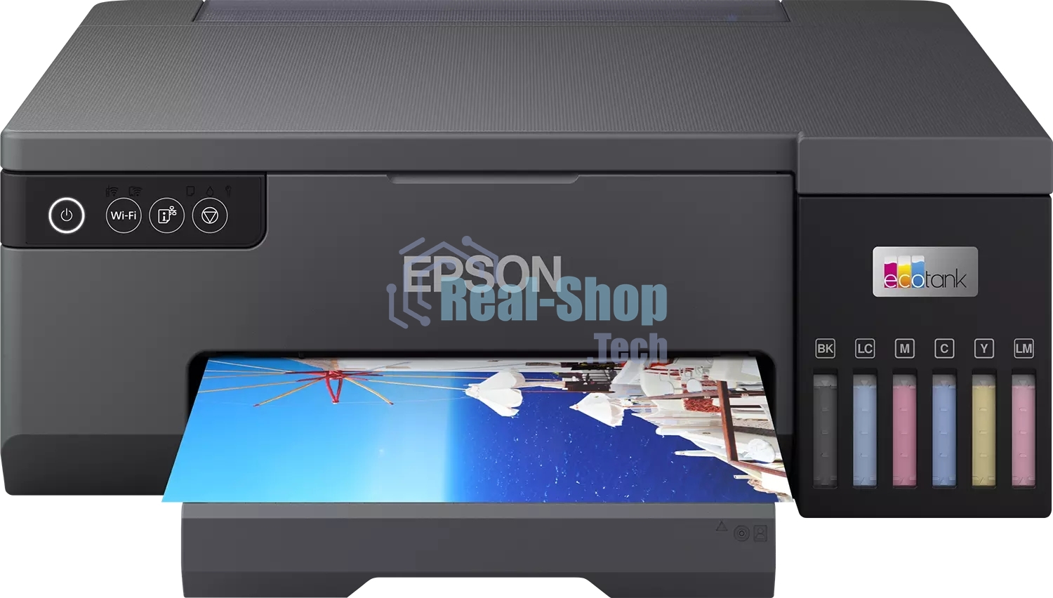 Принтер струйный Epson L8050 (C11CK37405/C11CK37402/C11CK37504/C11CK37507/C11CK37506), A4, цветное, печ. до 8 стр/мин., 1440 x 5760 dpi, USB, Wi-Fi