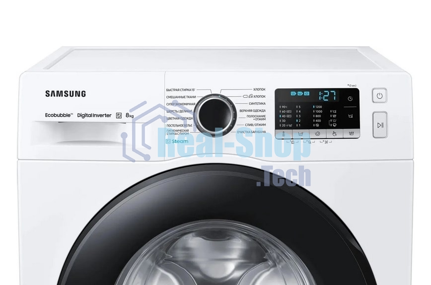 Стиральная машина Samsung WW80AGAS21AELP кл.:A фронт. макс.:8кг