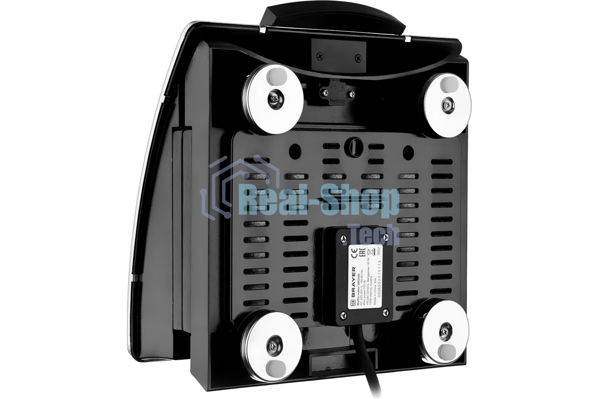 Вафельница BRAYER, 750 Вт, белг.вафли, панель 11x13 см, защита от перегр, индик. готовности