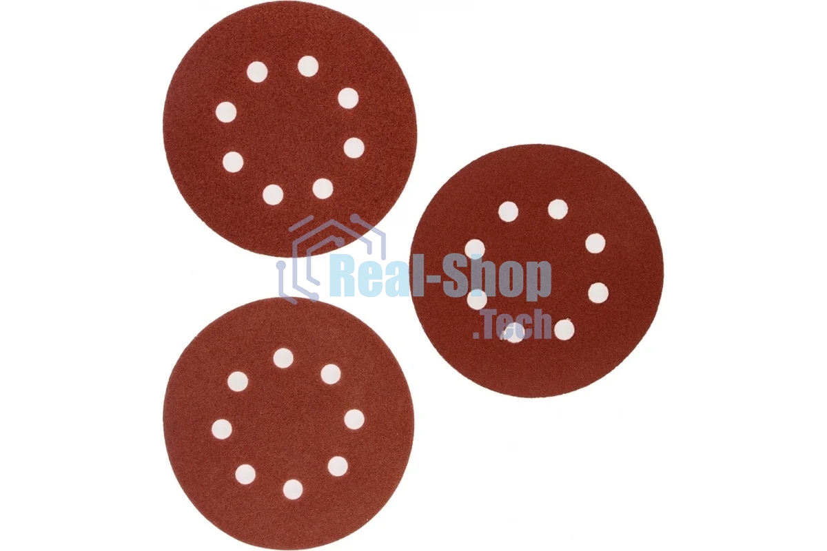 Эксцентриковая шлифовальная машина Denzel OS-125, 450 Вт, 6000-12000 об/мин