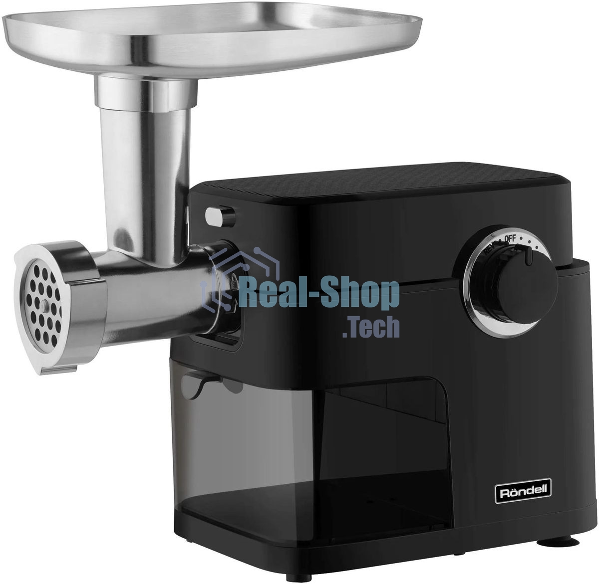 Мясорубка электрическая Rondell RDE-1453, 2000Вт, черный
