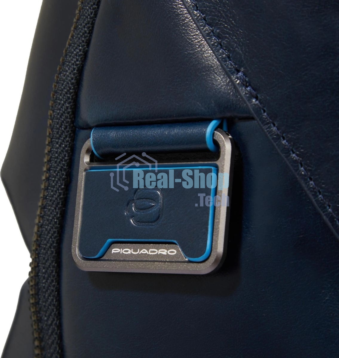 Рюкзак для ноутбука Piquadro Blue Square CA6592B2BM/BLU2, кожа, темно-синий