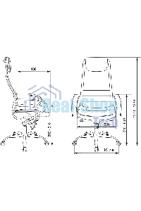 Кресло руководителя Бюрократ CH-609SL/BLACK TW-01 TW-11 черный, спинка сетка, искусст.кожа/ткань, крестовина хром