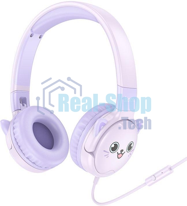 Наушники детские HOCO (6942007638609) W61 Purple