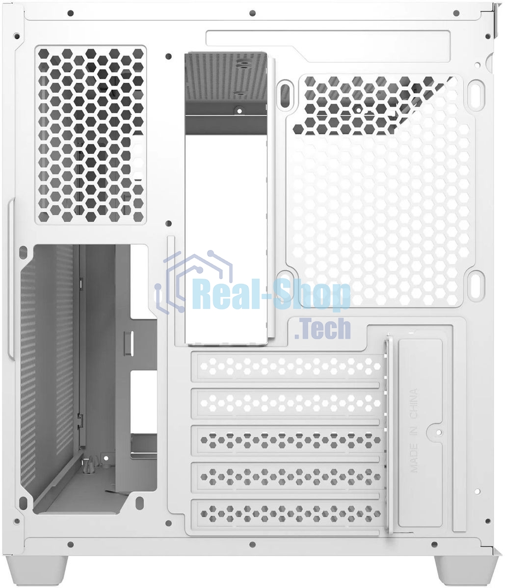 Компьютерный корпус Bloody CC-121 белый без БП mATX 7x120мм 1xUSB2.0 1xUSB3.0 audio