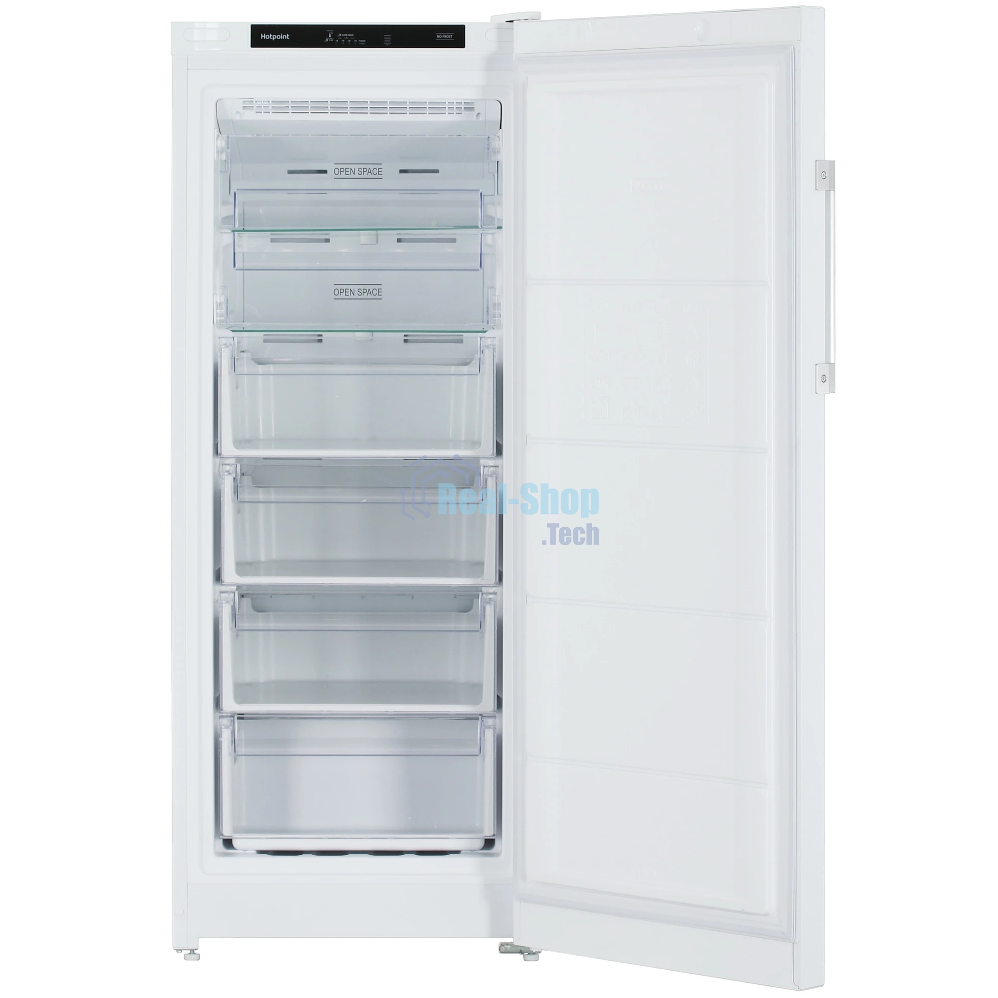 Морозильная камера Hotpoint HFZ 5151 W, белый, 204л, 4 ящика