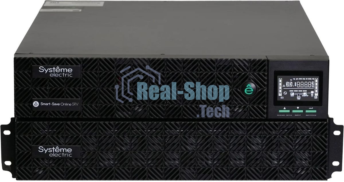 Источник бесперебойного питания Systeme Electric Smart-Save Online SRV SRVSE10KRTXLIG2-PM / 10000 ВA / 10000 Вт / 1 x IEC 320 С19, клеммная колодка