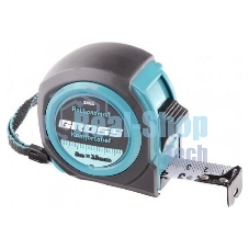 Рулетка Gross Komfortabel, 8 м х 25 мм, обрезиненный корпус