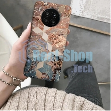 Чехол (клип-кейс) Gresso Meridian, для Honor 50 Lite, золотистый/синий gr17aaae8878