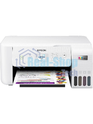 МФУ струйный Epson EcoTank L3266 (C11CJ66416) белый, A4, ч/б печ. 10 стр/мин., цв. печ. 5 стр/мин., 5760x1440 DPI, USB, Wi-Fi