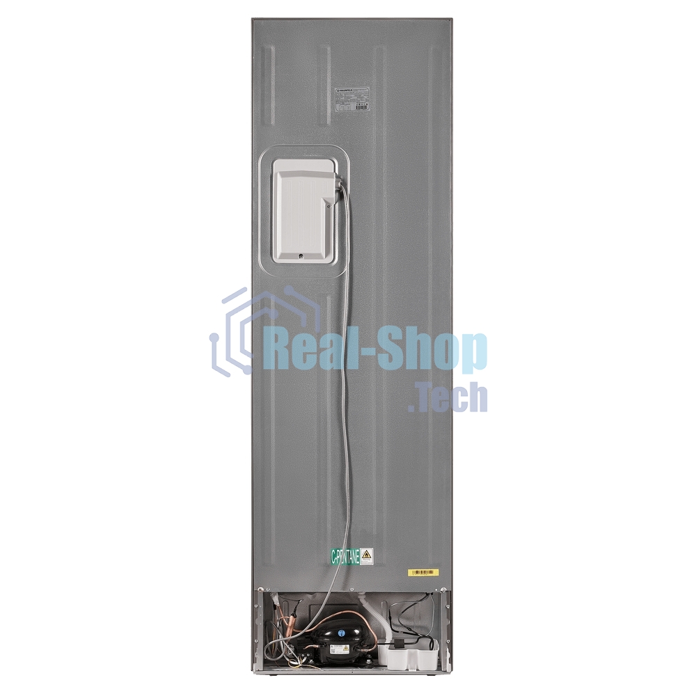 Холодильник Maunfeld MFF200NFSB10 Inverter черный двухкамерный 271/106 л морозилка снизу, NoFrost