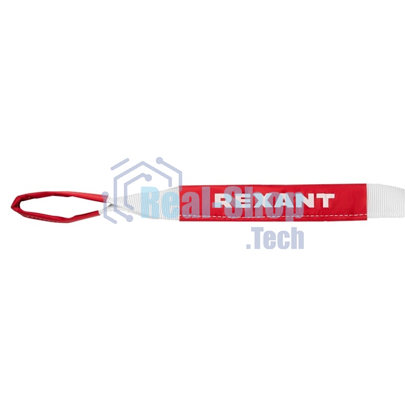 Трос динамический (стропа) Rexant 10т, 9м, белый, в чехле