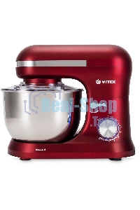 Миксер планетарный Vitek VT-PM0111 1500Вт вишневый