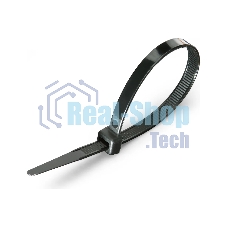 Нейлоновые стяжки Fortisflex КСС 8х300 черный 100 штук