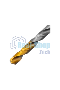 Сверло спиральное по металлу Denzel 7,0 x 109мм, Р6М5, Golden Tip