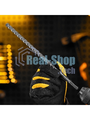 Бур по бетону Denzel цельная крестовая пластина, 10x265 мм, SDS PLUS