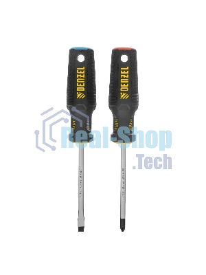 Набор отверток Denzel 2 шт., PH+SL, S2, 3к рукоятка