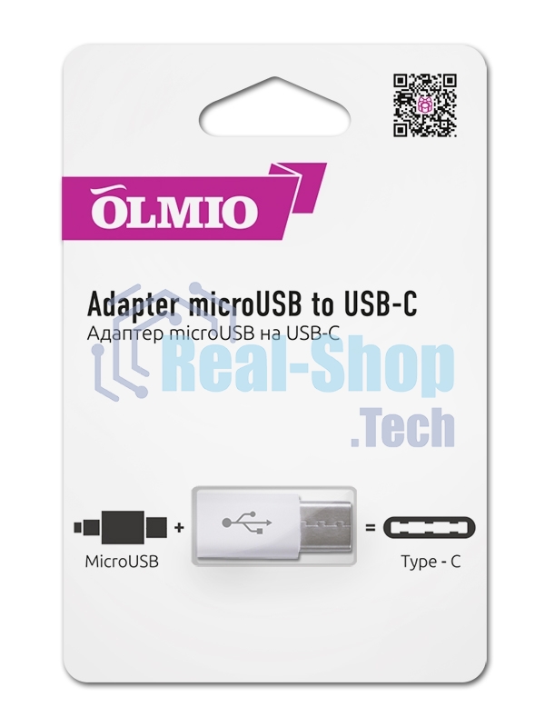 Адаптер microUSB to USB-C OLMIO