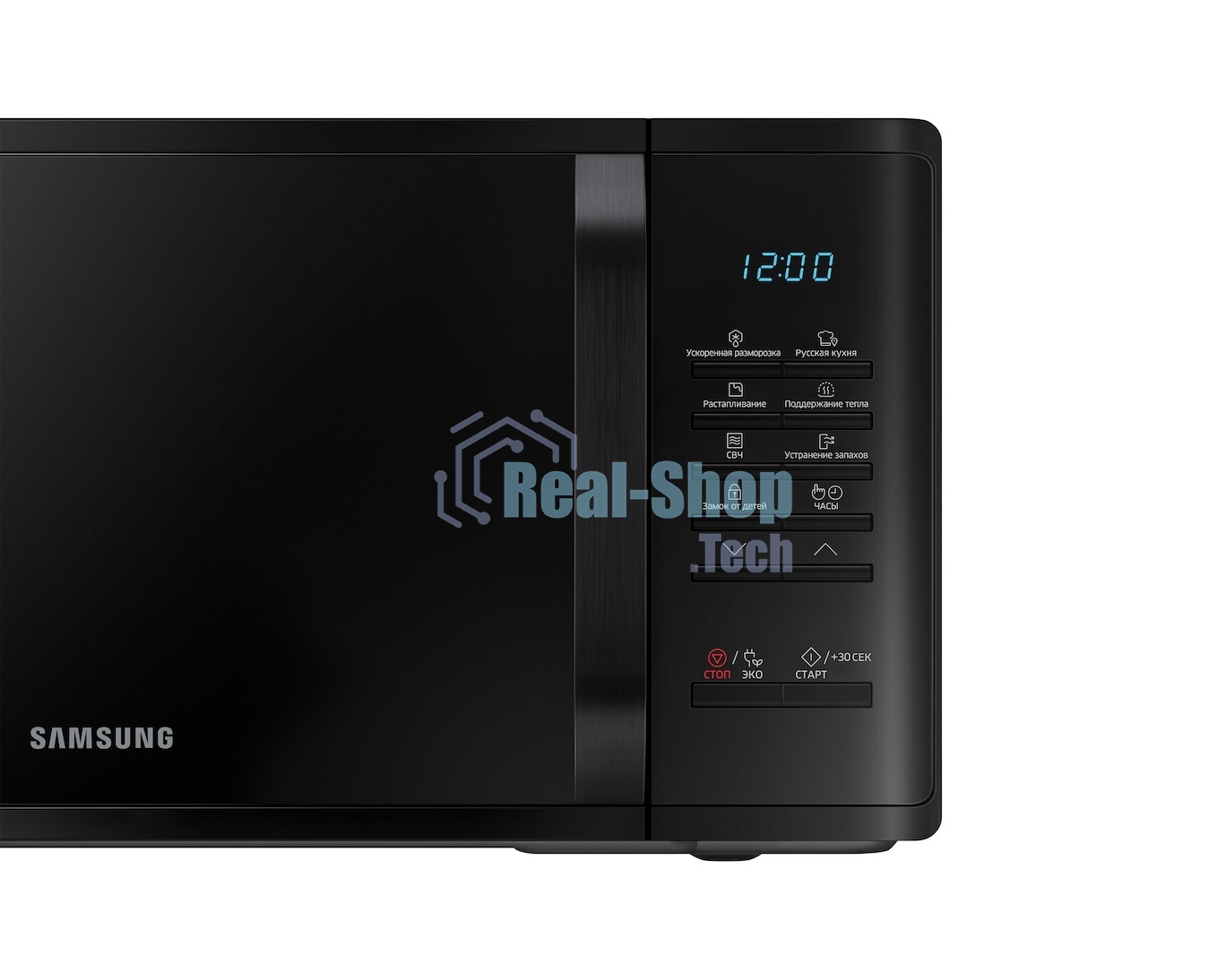 Микроволновая печь Samsung MS23K3513AK черный, 23 л, 800 Вт, переключатели - кнопки