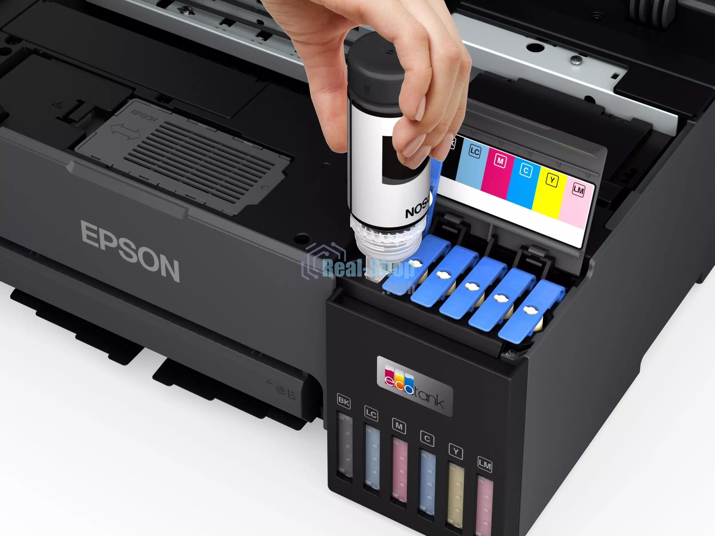 Принтер струйный Epson L8050 (C11CK37405/C11CK37402/C11CK37504/C11CK37507/C11CK37506), A4, цветное, печ. до 8 стр/мин., 1440 x 5760 dpi, USB, Wi-Fi
