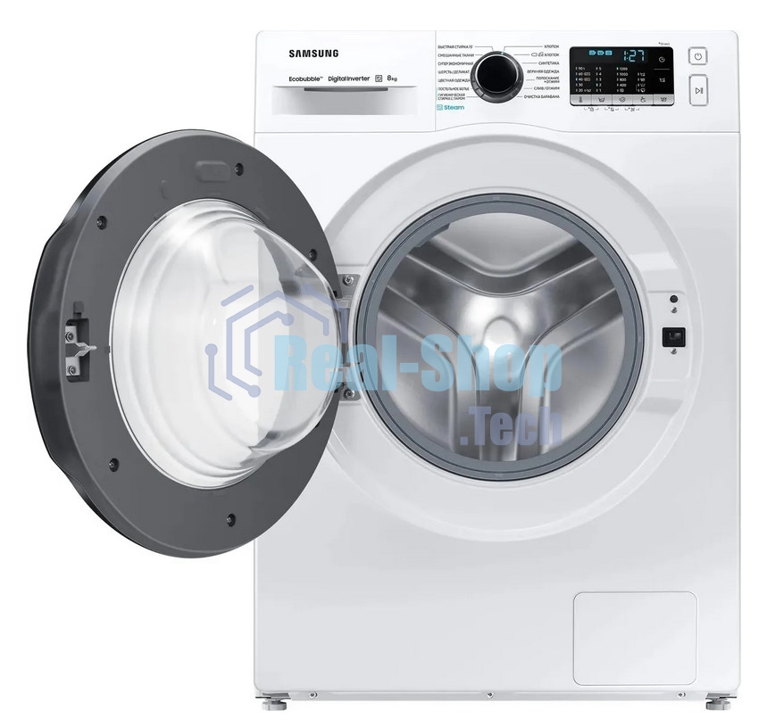 Стиральная машина Samsung WW80AGAS21AELP кл.:A фронт. макс.:8кг