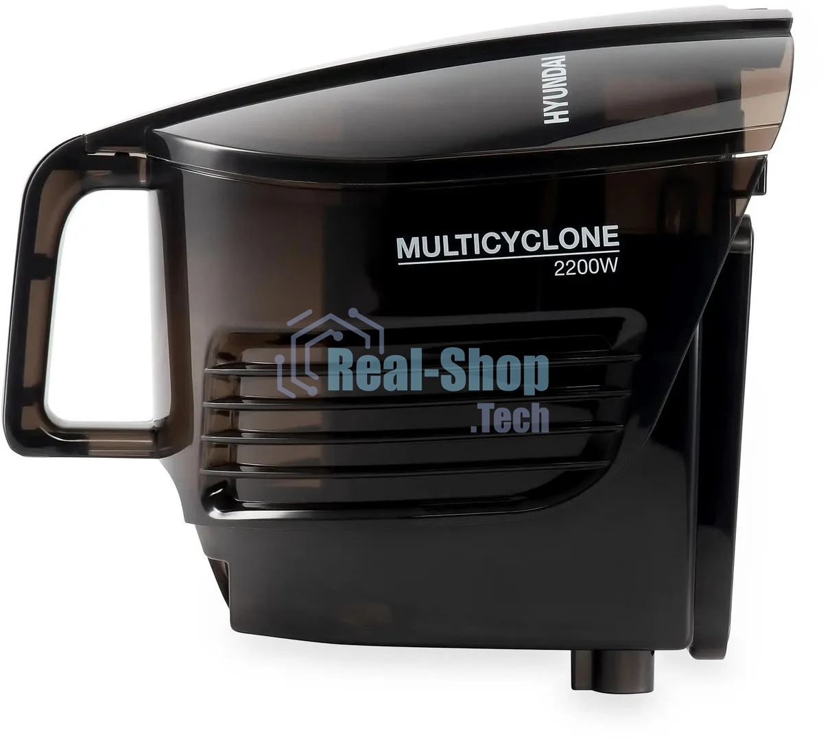 Пылесос Hyundai HYV-C2650 черный/серебристый, 380/2200 Вт, уборка сухая, пылесборник контейнер 3.5 л