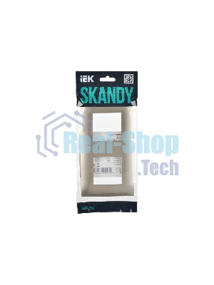 Рамка 2-ая IEK SKANDY SK-F02Sh шампань