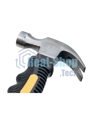 Молоток-гвоздодер укороченный Deli DL441008 250 гр, 160 мм, фиберглассовая рукоять