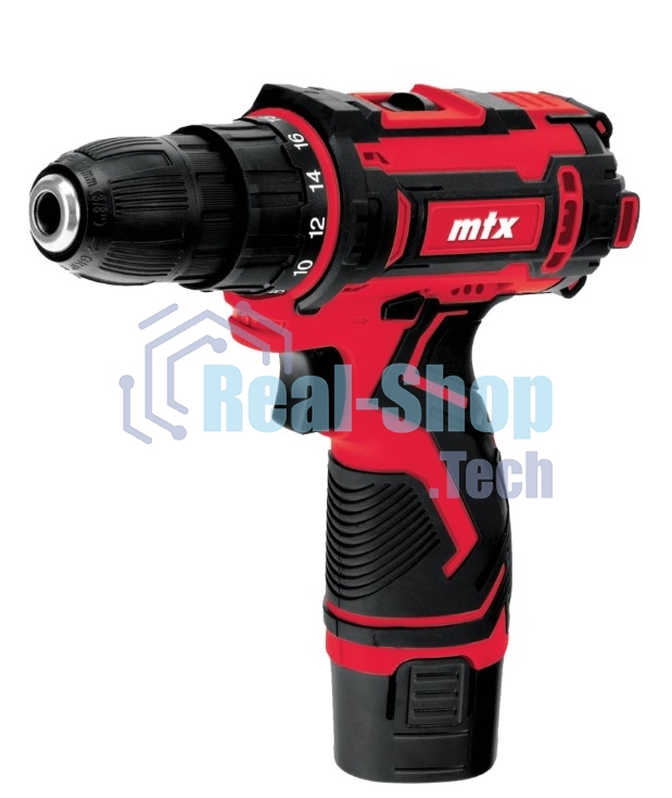 Дрель-шуруповерт аккумуляторная MTX CDS-12, Аккумуляторная, 12В, Кейс