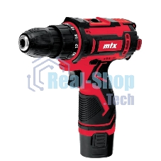 Дрель-шуруповерт аккумуляторная MTX CDS-12, Аккумуляторная, 12В, Кейс