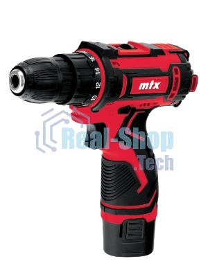 Дрель-шуруповерт аккумуляторная MTX CDS-12, Аккумуляторная, 12В, Кейс