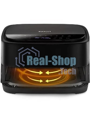 Аэрогриль Kitfort КТ-2289 черный/серебристый, 2200 Вт, 4 л, сенсор, 9 программ