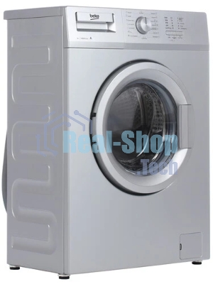 Стиральная машина Beko WRS 55P1 BSS 7320510018 серебристый, загрузка фронтальная 5 кг, 1000 об/мин., класс: А