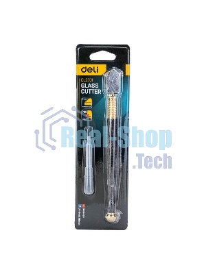 Маслянный стеклорез Deli DL2701 Технические характеристики: 180 мм. Диаметр режущей головки: 3 мм. Вольфрамовая сталь YG5. хвостовик из углеродистой стали 36#.