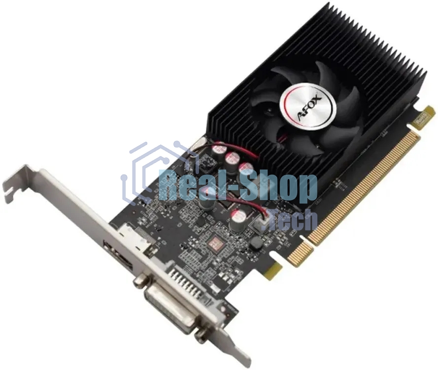 Видеокарта Afox GT1030 4GB GDDR4 64bit DVI HDMI 1FAN LP RTL