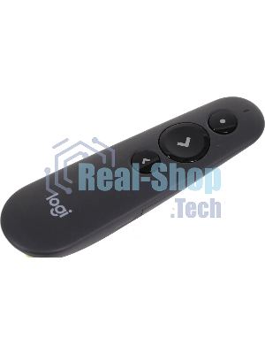 Презентер Logitech R500s Graphite черный, Bluetooth + 2.4 GHz, USB-ресивер, 3 программируемых кнопки, лазерная указка