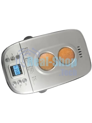 Хлебопечка Centek CT-1415 (черн/сталь) 1500 г БОЛЬШОЙ ОБЪЕМ, 860 Вт, 15 программ, таймер, LCD, окошко