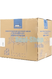 Духовой шкаф электрический Hyundai HMEO 6780 DX черное стекло/серебристый