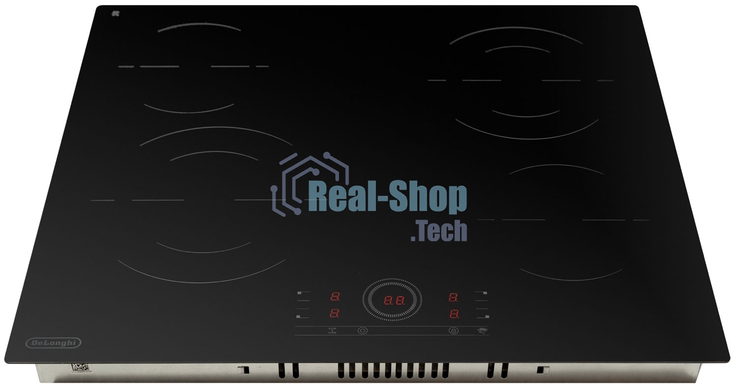 Электрическая варочная панель DeLonghi VITTORIO 2E1F CR Hi Light, независимая, черный