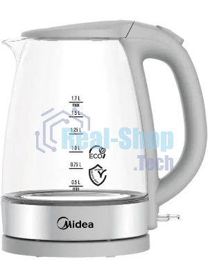 Чайник электрический Midea MK-8017 2200 Вт, 1.5 л, белый