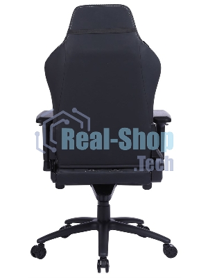 Кресло Cactus CS-CHR-0112BL черный, экокожа, подголовник