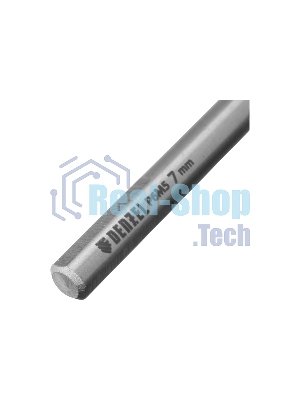 Сверло спиральное по металлу Denzel 7,0 x 109мм, Р6М5, Golden Tip