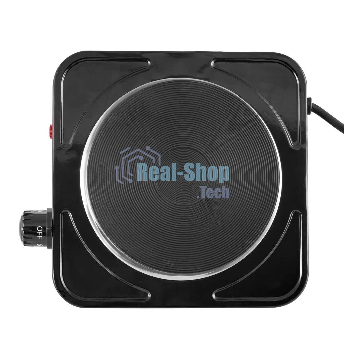 Плита настольная электрическая Centek CT-1506 черный, 1конф ЧУГУН 155мм, 1000Вт, индикатор работы