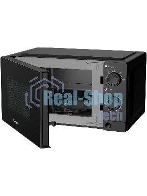 Микроволновая печь Oasis MW-70XB черный, 20 л, 700 Вт, переключатели - поворотный механизм